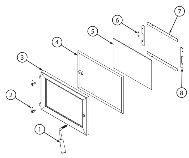 Repair Parts 3 Diagram and Parts List for VG2020-P  US Stove Company Heating Stove